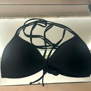 Body Glove Black String Bikini Top XL